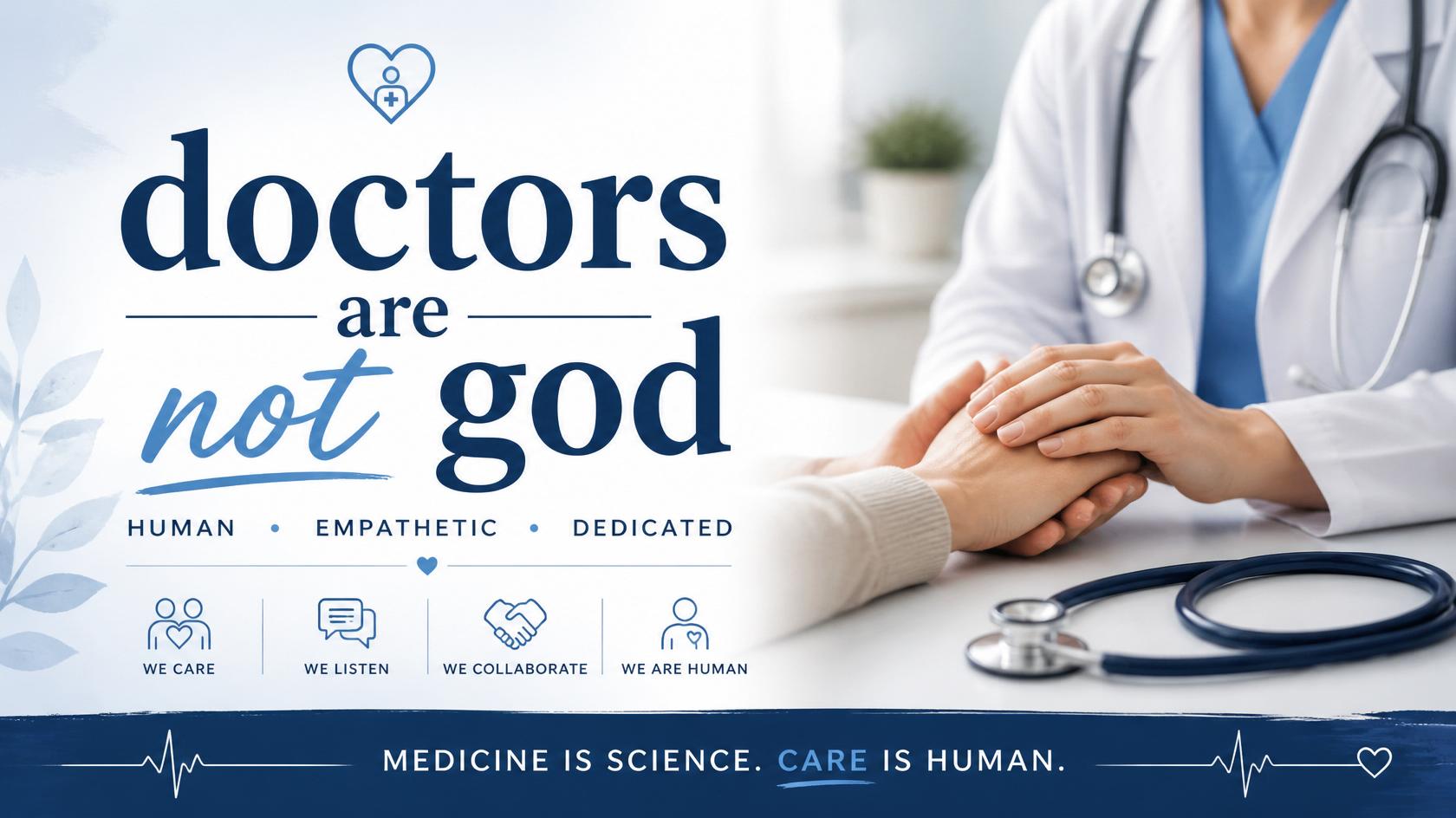 Doctors are not gods!